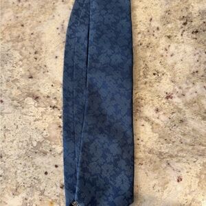 Men's Navy Blue Patterned Tie